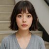 Newjeansハニ風の髪型2