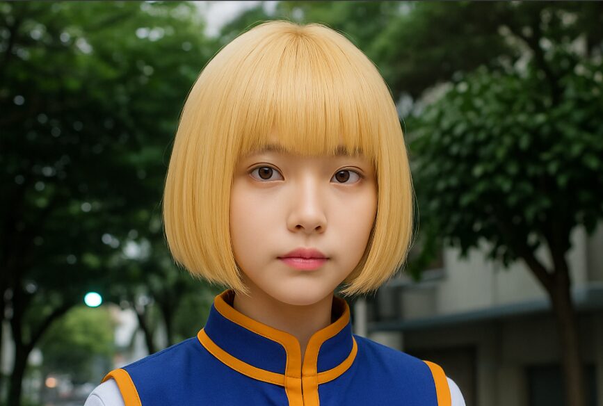 クラピカ風の髪型