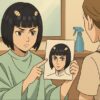 ブチャラティ風の髪型をオーダーする人