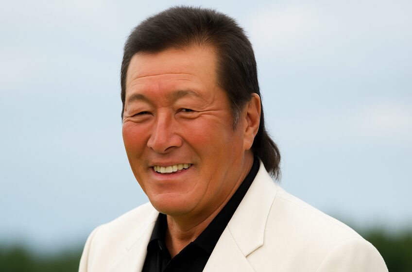 ジャンボ尾崎風の髪型の人1